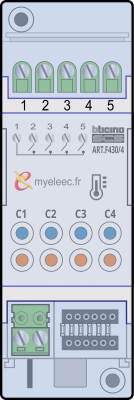 Legrand Biticino Actionneur 4 relais indépendants gestion de température MyHOME_Up - ART.F430_4.png