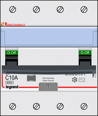 Disjoncteur différentiel Legrand C10A - 300mA - 4 112 O4 OFF.png