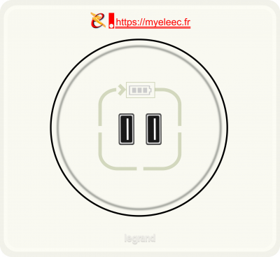 Legrand Celiane double chargeur USB type A.png